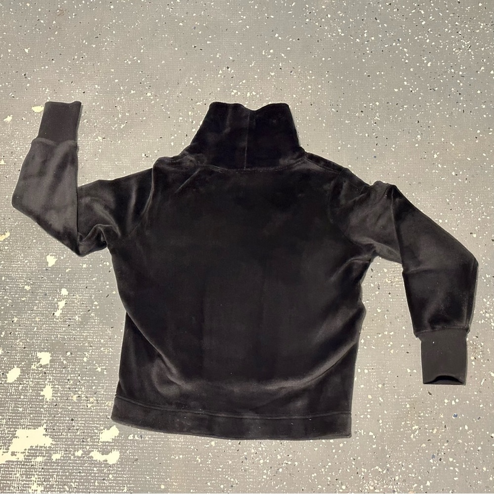 Athleta Double Cozy Karma Funnel Neck Sweater Pullover Yoga Black Size XXS